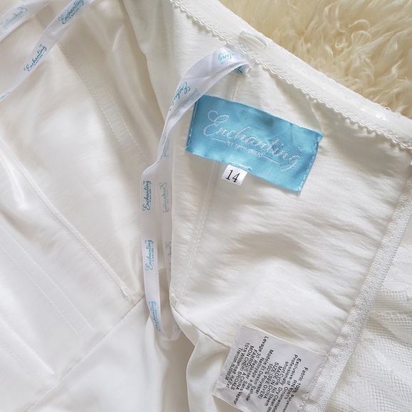 Wedding Gown by Mon Cheri, Ivory, midi, strapless - Picture 10 of 17